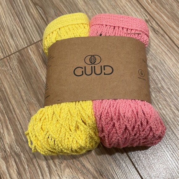 2/$15 GUUD Brand French Market Mesh Tote Bag 2-PAK - Picture 3 of 4